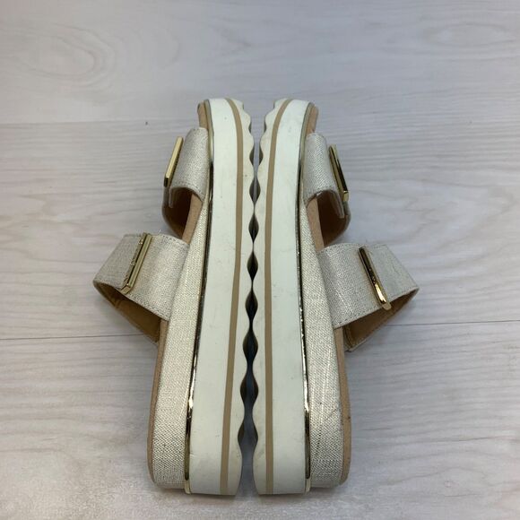 Vionic Womens Brandie Metallic Tip Slip On Sandals Size 11 Platform - Picture 3 of 10